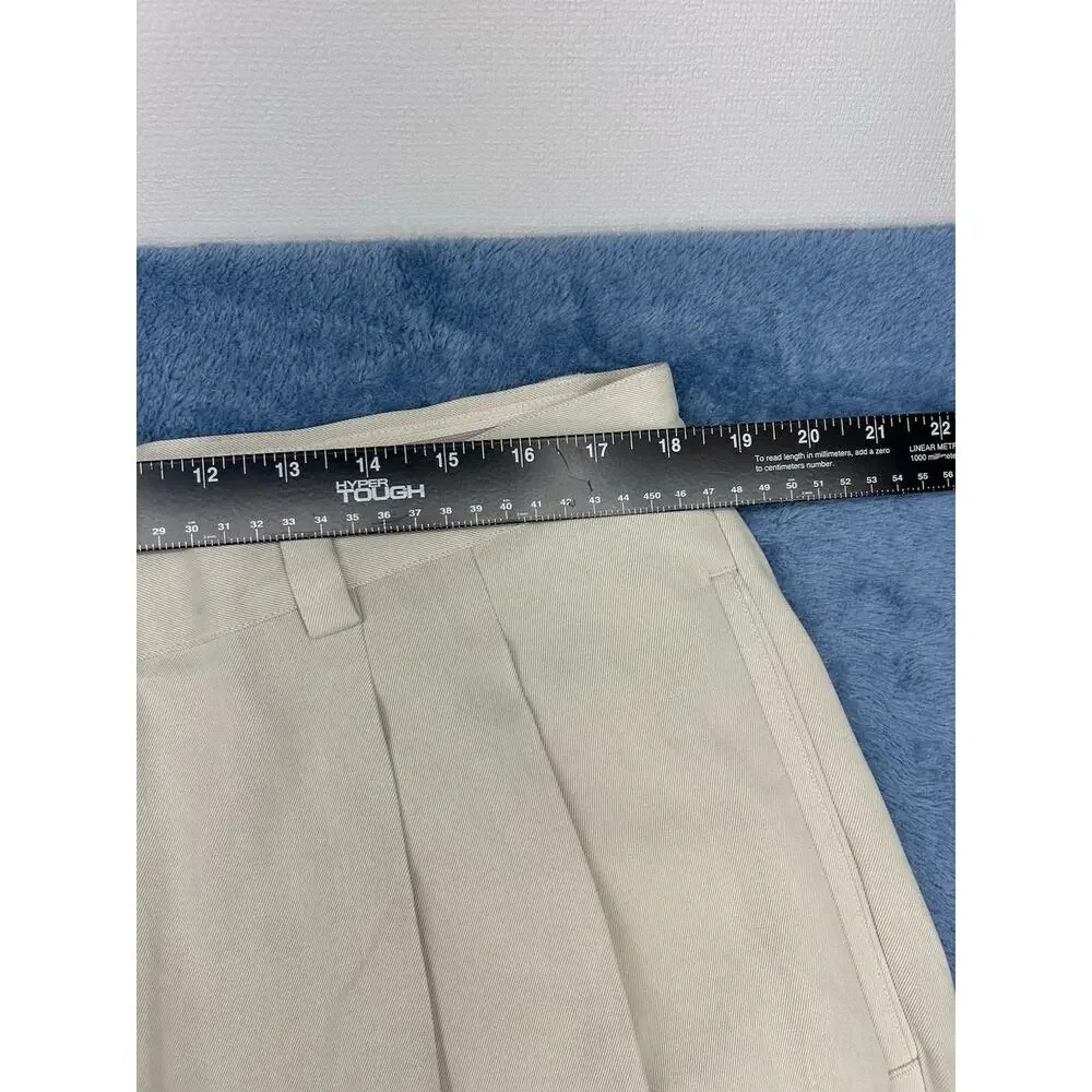 Tommy Bahama Mens 38x30 Tan 100% Silk Beige Dress Pants